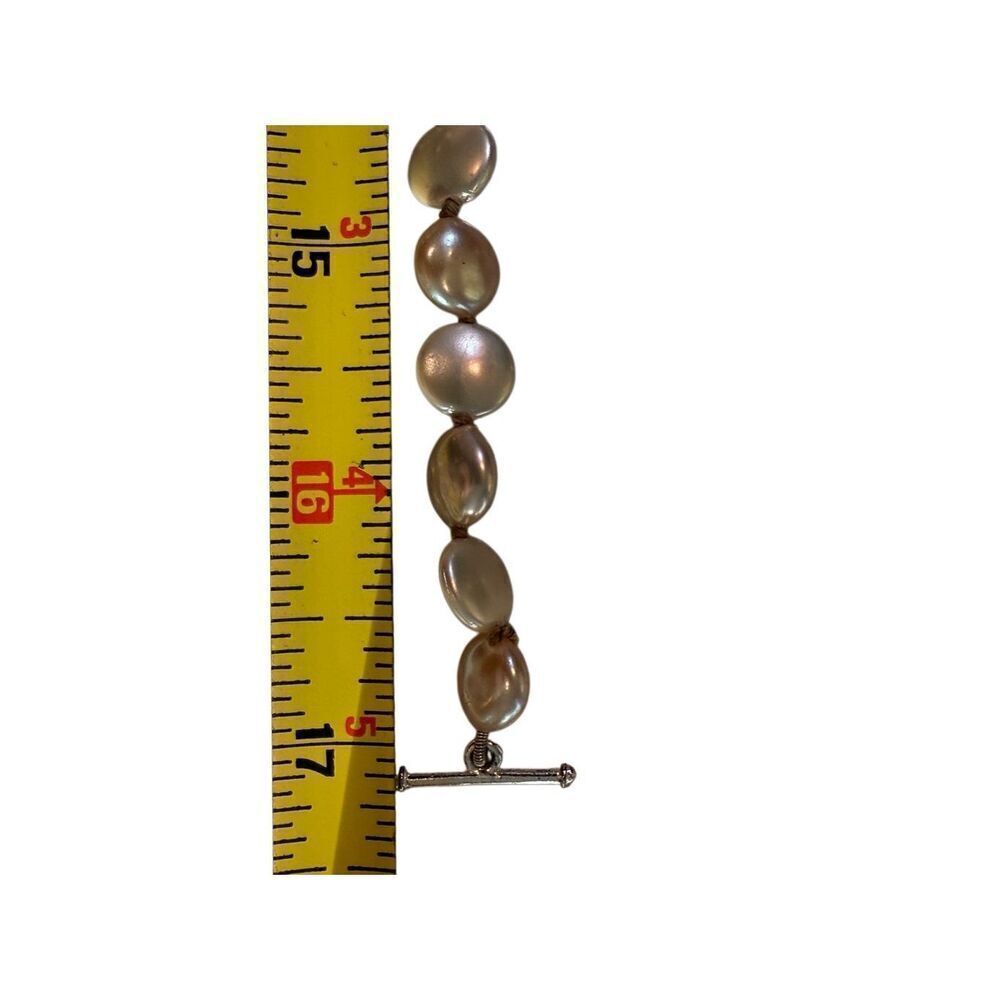 Monet flat pearl choker necklace - Picture 6 of 6